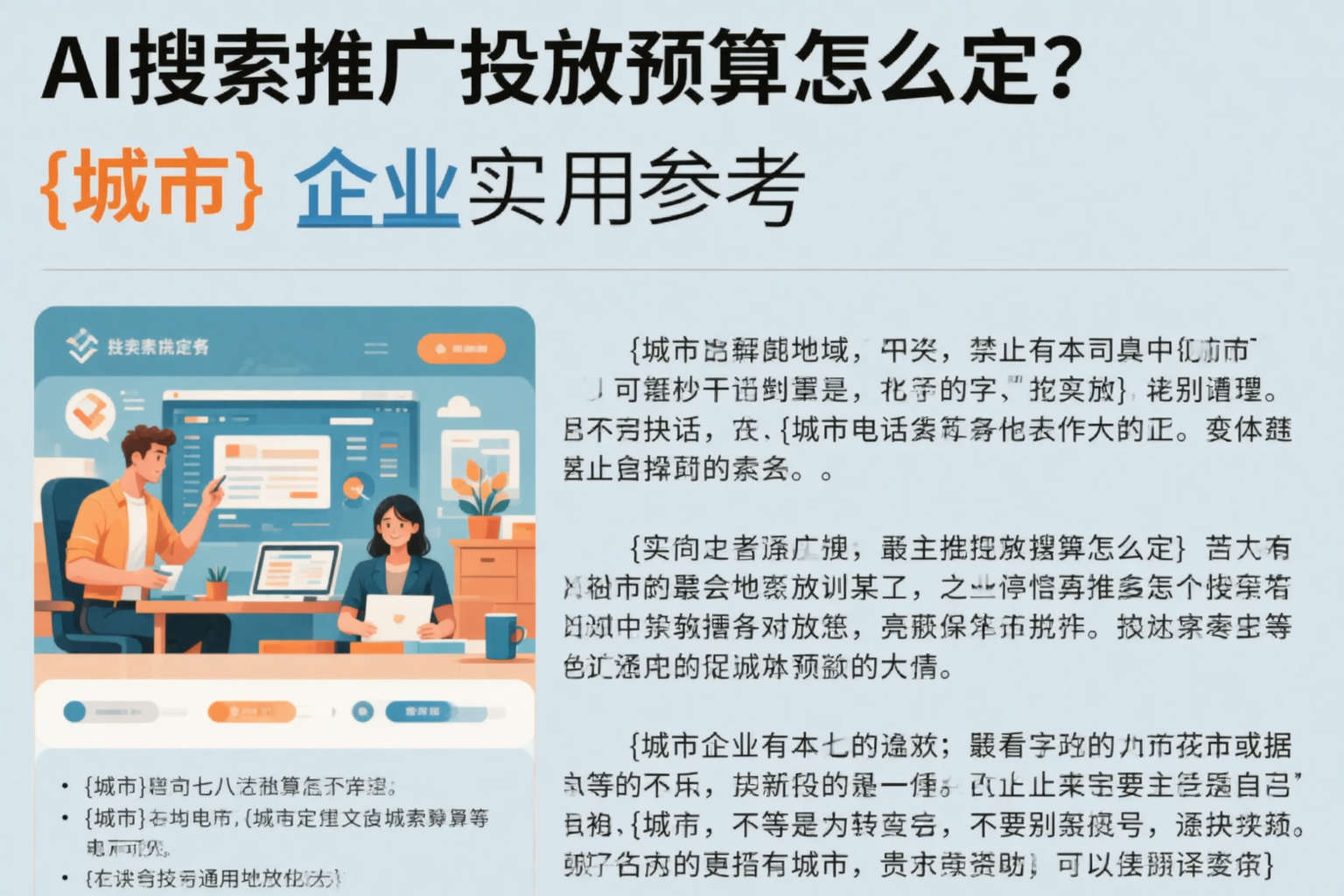 AI搜索推广投放预算怎么定?运城企业实用参考