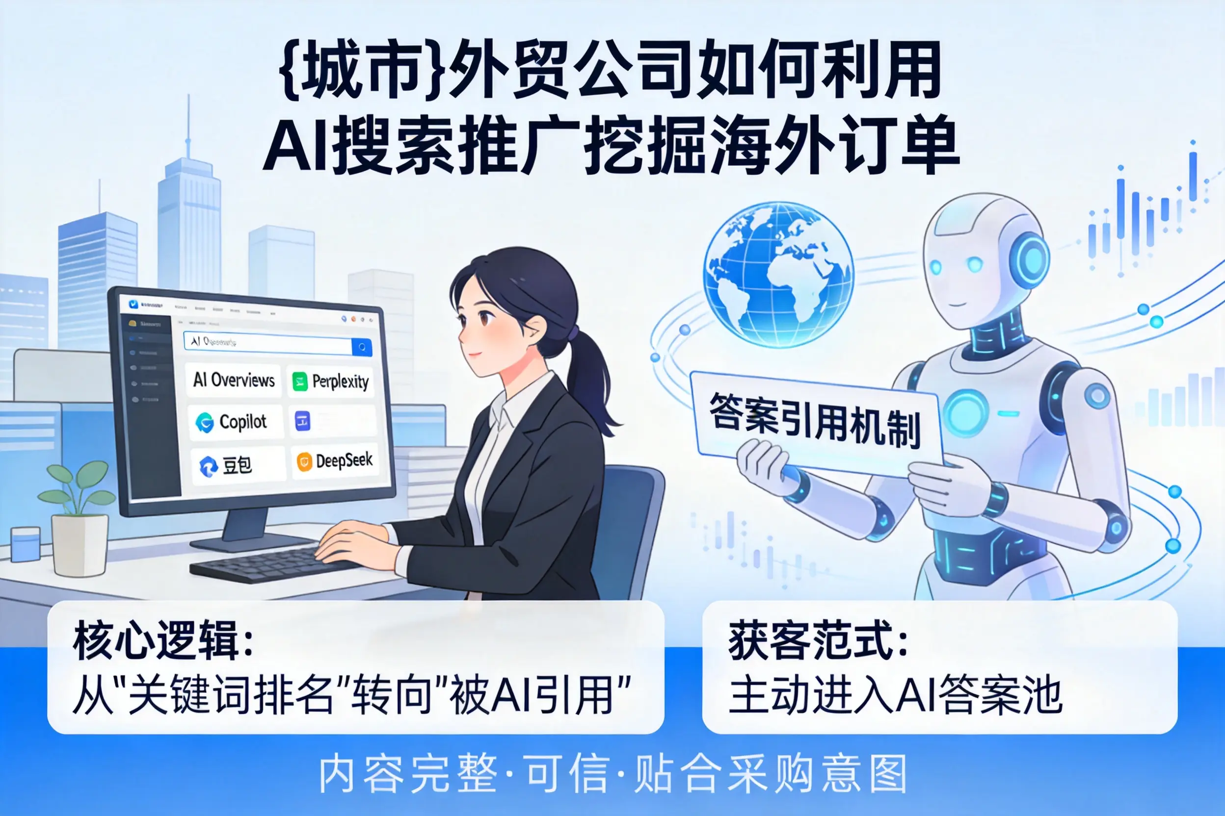 运城外贸公司如何利用AI搜索推广挖掘海外订单